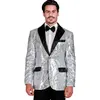Image de Veste à Paillettes : Argent - Homme 42523WID