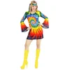Image de Déguisement - Hippie Psychédélique - Femme 65763