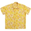Image de Chemise Hawaïenne Jaune 7071H