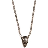 Image de Collier Chaîne Tête De Mort - accessoire Halloween 7111T
