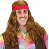 Image de Kit Perruque et moustache Hippie - homme 74989