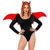 Image de Set démon femme rouge avec ailes et cornes 8237AWID