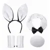 Image de Set Bunny blanc & Noir luxe (5 pcs) 8564B WID