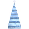Image de Bonnet de Nuit Bleu à Rayures 9339B