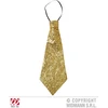 Image de Cravate Large Doré à Paillettes 9362G