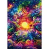 Image de Puzzle 500 piÃ¨ces + poster : Colorboom - Jungle PsychÃ©dÃ©lique