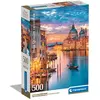 Image de Puzzle 500 pièces + poster : Venise Illuminé Clementoni-35542
