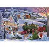 Image de Puzzle 500 pièces : Le Train de noël Clementoni-35566