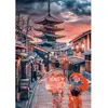 Image de Puzzle Compact 500 pièces : Soirée à Kyoto Clementoni-35599