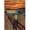 Image de Puzzle 1000 pièces + poster : Le Cri , Munch Clementoni-39791