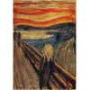Image de Puzzle 1000 piÃ¨ces + poster : Le Cri , Munch