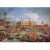 Image de Puzzle 1000 piÃ¨ces + poster : Le Retour de Bucentor, Canaletto