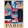 Image de Puzzle 1000 pièces Compact : Style in the City - Paris Clementoni-39843