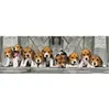 Image de Puzzle panoramique 1000 pièces + poster : Beagles Clementoni-39869