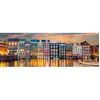 Image de Puzzle Panorama 1000 pièces : Amsterdam lumineuse Clementoni-39897
