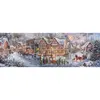 Image de Puzzle 1000 pièces panoramique : Préparation pour noël Clementoni-39927