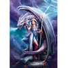 Image de Puzzle Compact 1000 pièces : Anne Stokes - Mage dragon Clementoni-39956