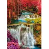 Image de Puzzle Compact 1000 pièces : Chutes d'eau colorées de Thaïlande Clementoni-39984