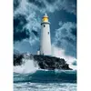 Image de Puzzle Compact 1000 piÃ¨ces : Phare dans la tempÃªte