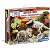 Image de Science et jeu : Archéo-ludic : T-Rex et Tricératops phosphorescents Clementoni-52072