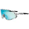 Image de Lunettes vélo monture 3 verres interchangeables - protection 100% uv - uva - uvb vision optimale, ultra adhérentes, tres résistantes Gist Next 186953 Blanc TU
