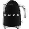 Image de SMEG Bouilloire Style Rétro Années 50 1,7 l Noir KLF03BLEU noir