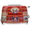 Image de SMEG Grille-pain (2 tranches) Dolce Gabbana TSF01DG (Rouge/Décor) multicolore