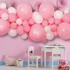 Image de Kit Guirlande De Ballons - Rose layette et blanc 031355GEM