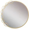 Image de Miroir mural Mauro Ferretti Eleonor Doré 5x2x72 cm 0660080000
