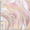 Image de Décoration murale peinture sur toile rose Mauro Ferretti Multicolore 80x2,8x80 cm 0320710000