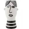 Image de Vase Mauro Ferretti Face Blanc 13,2x11,8x26,3 cm 0420530000