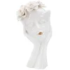 Image de Vase Mauro Ferretti Woman Mask Blanc 16,5x14x27,3 cm 0420680000