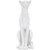 Image de Statuette Mauro Ferretti Leopardo Sit Blanc 27x38x74 cm 0119340000