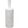 Image de Vase Mauro Ferretti Resina Nairobi Bottle Blanc 15x49,5 cm 0420840000