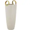 Image de Vase Mauro Ferretti Ceramica Shopping Blanc 18x45 cm 0420970001