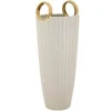 Image de Vase Mauro Ferretti Ceramica Shopping Blanc 18x25 cm 0420970003