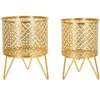 Image de Cache-pot Mauro Ferretti Ceci (x2) Doré 16x20-13x20 cm 1427940000
