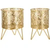 Image de Cache-pot Mauro Ferretti Naty(x2) Doré 16x20-13x20 cm 1427950000
