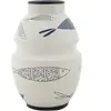 Image de Vase Mauro Ferretti Ceramica Fish Blanc 15x24 cm 0420990003
