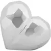 Image de Vase Mauro Ferretti Heart Silver Argenté 19x9x18 cm 04210600SH