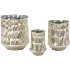 Image de Vase Mauro Ferretti (x3) Argenté 35x38,5-27,5x33-18,5x26,5 cm 0421290000