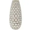 Image de Vase Mauro Ferretti Resina Tibet Blanc 27x27 cm 0421310003