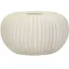 Image de Vase large et basse Mauro Ferretti Icicle Beige 40x23 cm 0421550003
