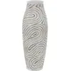 Image de Vase Mauro Ferretti Oblix Ø 9 cm Blanc 18,5x50 cm 0421690001
