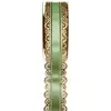 Image de Ruban Charlotte 40 mm dentelle, vert RDF-1699-vert