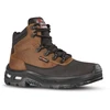 Image de Chaussures de sécurité hautes floyd cuir aluminium 45 marron pu simple densité sans insert esd - dissipation électrostatique, src - résistance au glis