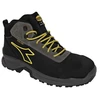 Image de Chaussures de sécurité hautes diatex mid textile aluminium 40 pu double densité cuir croute 1 paire(s) chaussures de sécurité hautes diatex mid noir/j