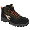 Image de Chaussures de sécurité hautes diatex mid textile aluminium 41 pu double densité cuir croute 1 paire(s) chaussures de sécurité hautes diatex mid noir/o