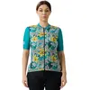 Image de Maillot femme Alé PR-E Hibiscus L23126462-03 Vert M
