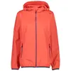 Image de Veste imperméable à capuche femme CMP 32X5796-C708 Rouge XS